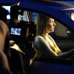 Kitty Ostapowicz (Danielle) during a shot in a parked car. 6/20