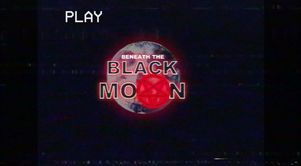 Beneath the Black Moon title screenshot