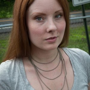 Kitty Ostapowicz (Danielle) on the first day of shooting. 6/20